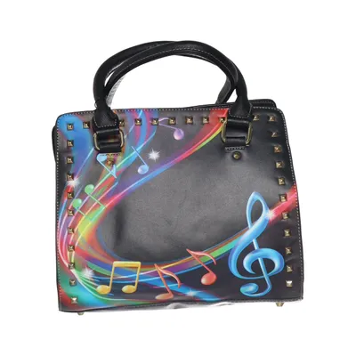 Handbag (Black, Multicolored)