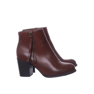Laarzen met hak (Bruin) van Vox Shoes Imitatieleer