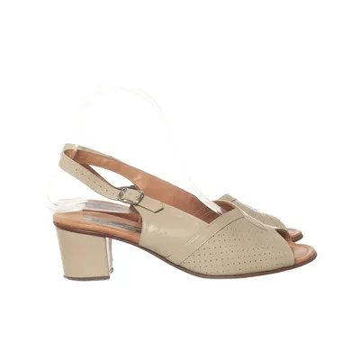 High heel sandals (Beige) from Carlo Leather