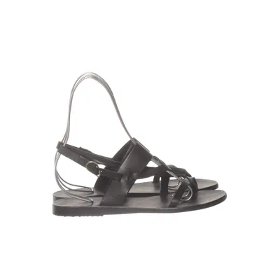Sandalen (Zwart) van Ancient Greek Sandals Leer