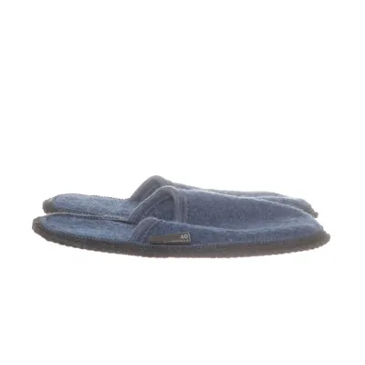 Slippers (Blue) from Reine Schurwolle