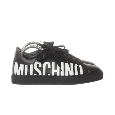 Sneakers (Black) from Moschino Leather