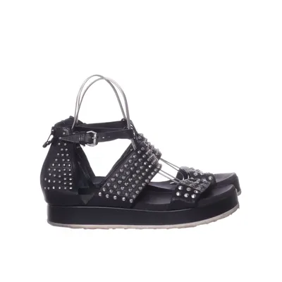 Sandaler (Svart, Silverfärgad) från Mjus