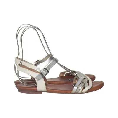 Sandalen (Wit, Zilver) van Porronet Leer