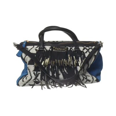 Handbag (Black, White, Blue) from Desigual