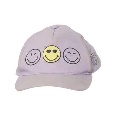 Casquette de baseball (Violet, Jaune) de Smiley World Coton