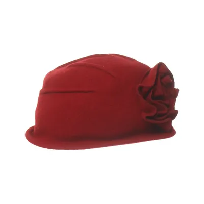 Chapeau cloche (Walkglocke Mit Roset) de Seeberger Laine