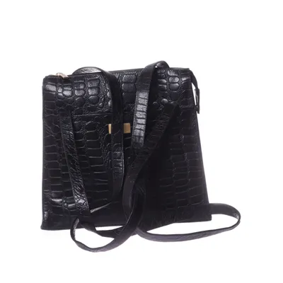 Shoulder-bag (Black) from Jane Shilton Leather