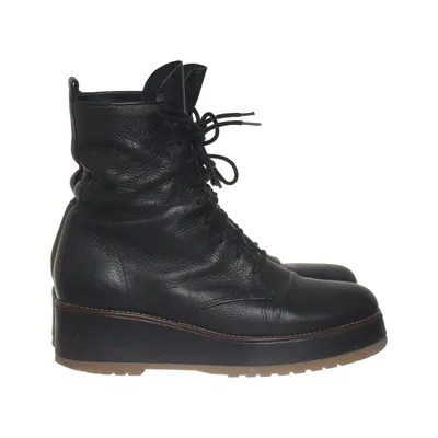 Bottes à lacets (Noir) de Reschia