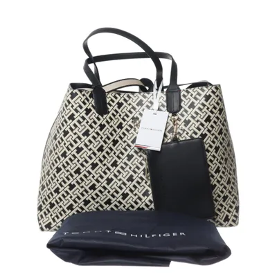 Handbag (Beige, Black) from Tommy Hilfiger