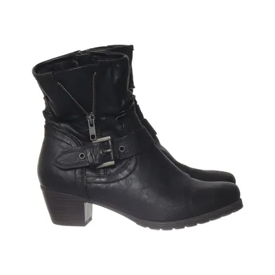 Bottes à talons (Noir) de EDIT