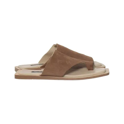 Tongs (Marron, Beige) de Network Cuir