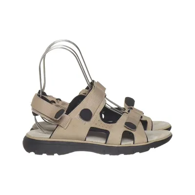 Sandales (Beige, Noir) de Footflexx Cuir