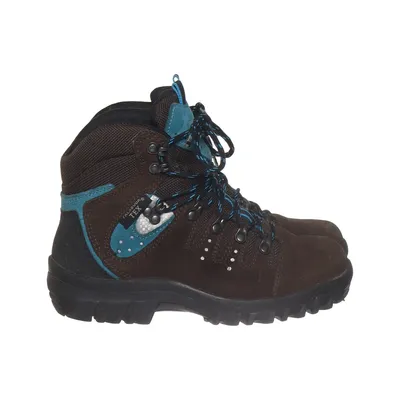 Hoge wandelschoenen (Bruin, Blauw) van Meindl Leer