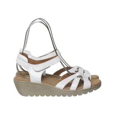 Sandales (Blanc, Marron) de Soft Comfort by Wildflower Cuir