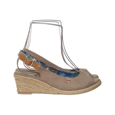 Wedges (Beige) from Donna Girl Leather