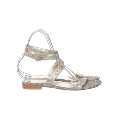 Sandals (Gold, Gray, Multicolored) from Cromia Leather