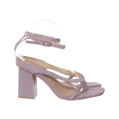 Højhælede sandaler (Lilla) fra Boohoo