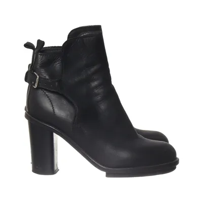 Bottes à talons (Noir) de Acne Cuir