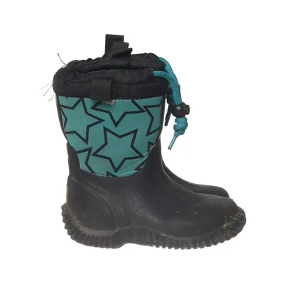 Bottes en caoutchouc (Noir, Turquoise) de Vincent