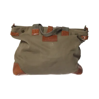Sac à main (Vert, Marron) de Lexington Coton, Cuir