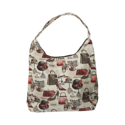 Handtas (Beige, Meerkleurig) van Signare Polyester, Polyurethaan