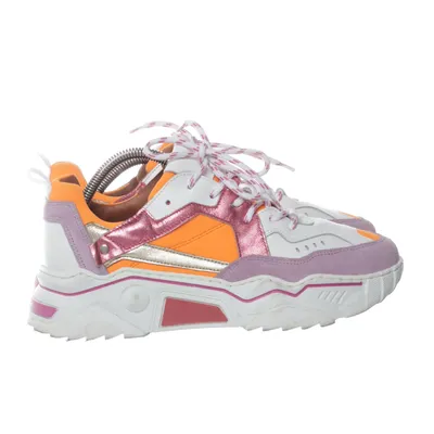 Sneakers (White, Multicolored) from DWARS Leather