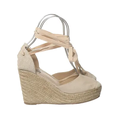 Kilehælssko (Beige) fra London Rebel