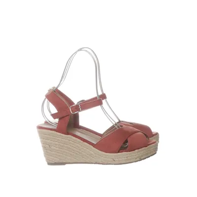 Kilehælssko (Rød, Beige) fra Tom Tailor Ruskind