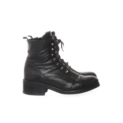 Laced boots (Black) from Nubikk Leather