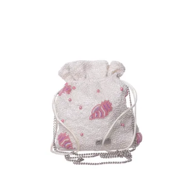 Shoulder-bag (Beige, Multicolored) from Skinny Dip Polyester