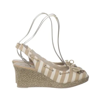 Kilehælssko (Beige, Hvid) fra Tamaris Trend Læder