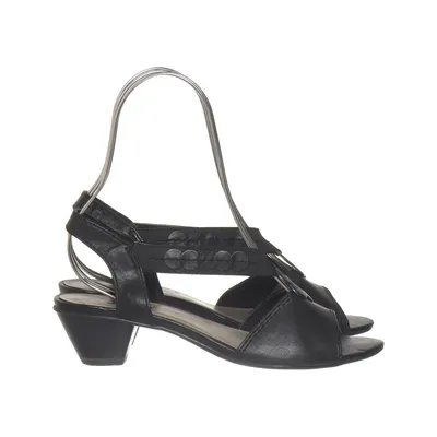 Sandales à talons hauts (Noir) de Jana Fashion Cuir