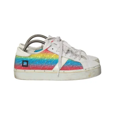 Sneakers (Wit, Meerkleurig) van Date Leer