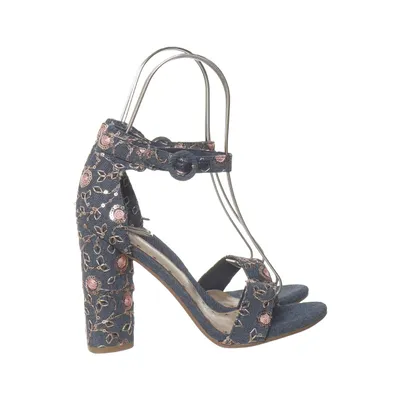 Højhælede sandaler (Blå, Flerfarvet) fra Catwalk Læder