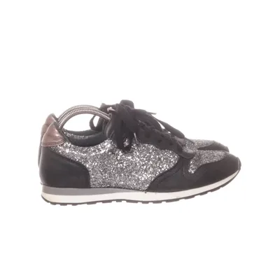 Sneakers (Sort, Sølv) fra Amust Læder