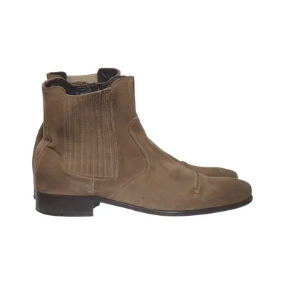 Chelsea boots (Bruin) van Novita Man Leer