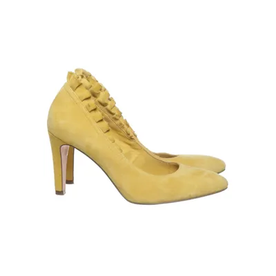 Pumps (Yellow) from Marcel Ostertag x Tamaris Suede