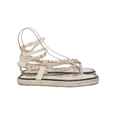 Sandals (Beige) from Lucky Shoes