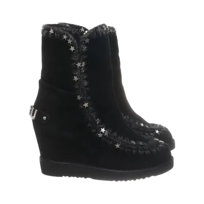 Ankle boots (Eskimo, french toe stitch. Wedge heal ) from Mou Suede, Wool