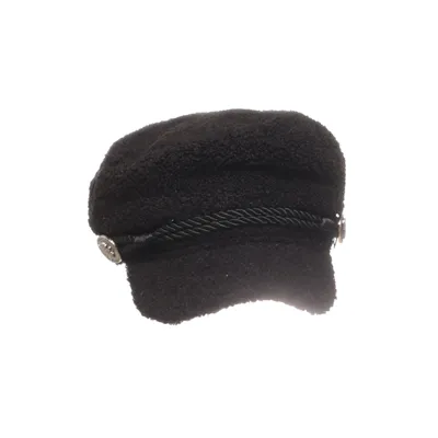 Skepparmössa (Svart) Bomull, Polyester