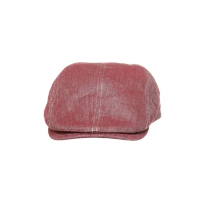 Flat cap (Red) from Borsalino Cotton, Linen