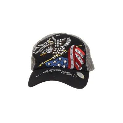 Keps (Svart, Flerfärgad) från Ed Hardy Bomull, Polyester