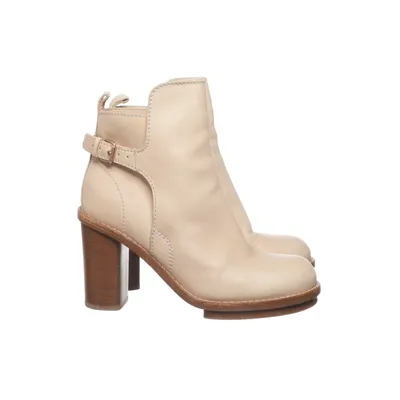 Laarzen met hak (Beige) van Acne Leer