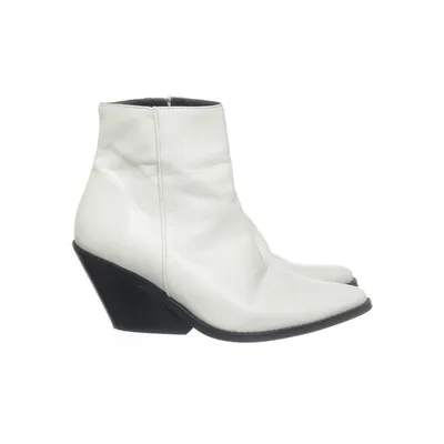 Bottes à talons (Blanc) de Sacha Iconic Cuir