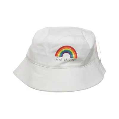 Bucket hat (White, Multicolored) from MYU Cotton