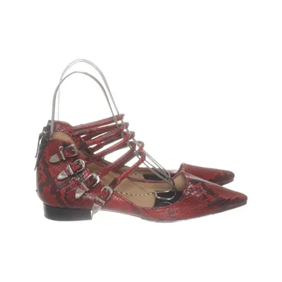 Sandals (Red, Black) from Toga Pulla Leather