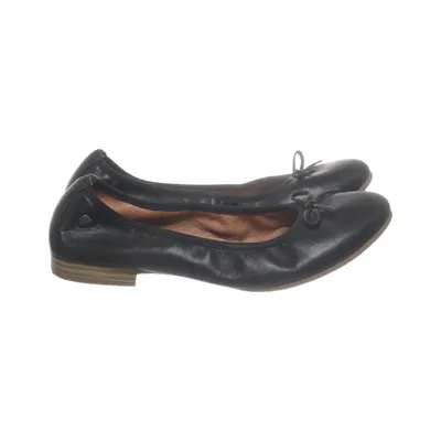 Ballet flats (Black) from No Stress Leather