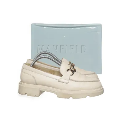 Loafers (Vit) från Manfield Skinn