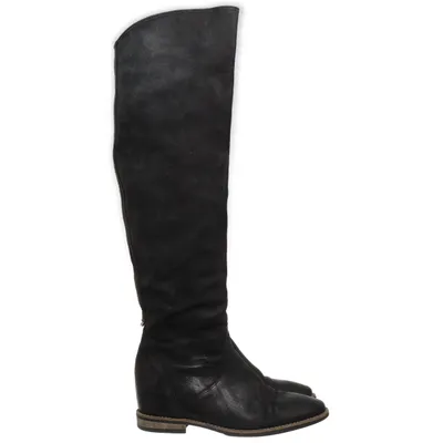 Boots (Överknä, inbyggt kilklack) from OCHNIK Suede